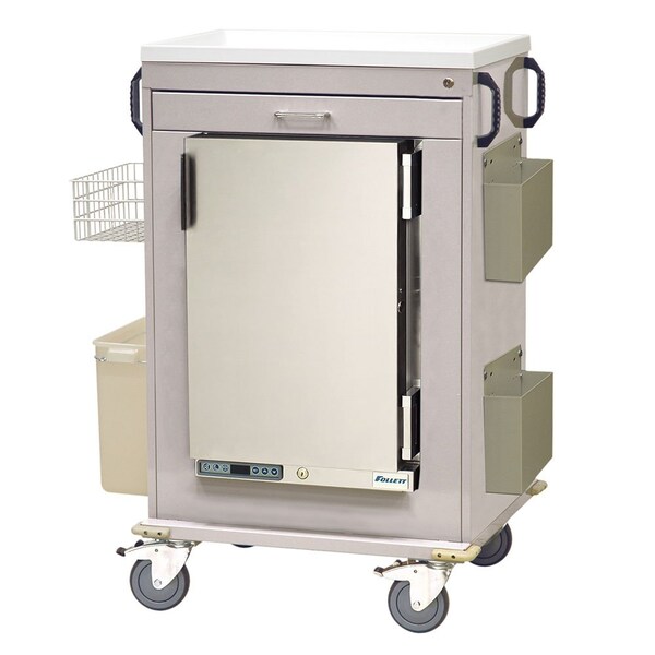Harloff Malignant Hyperthermia Cart with 1.8 Cubic Feet Medical Grade Refrigerator, One Drawer, Key Lock MH5100K - main